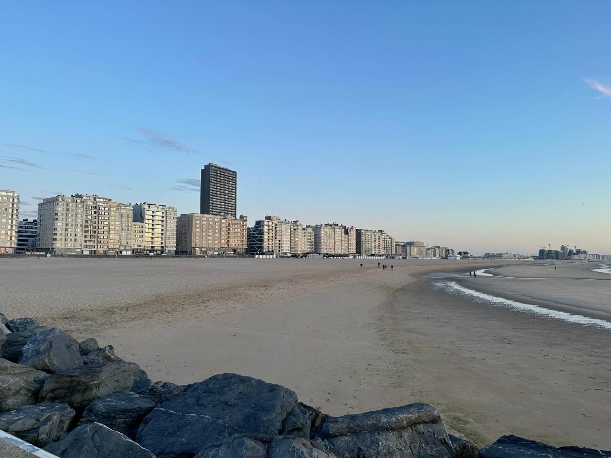 Studio F - 2 Personen - Op 250M Van De Zee Ostenda Zewnętrze zdjęcie